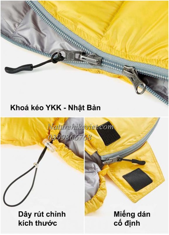 tui ngu du lich long vu sieu nhe NatureHike NH18S300-D-6