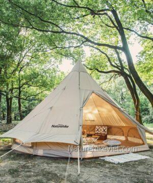 Lều kim tự tháp Glamping 2 - 4 người Naturehike NH20ZP005