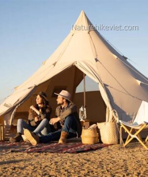 Lều kim tự tháp Glamping 2 - 4 người Naturehike NH20ZP005