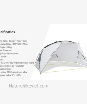 Lều cắm trại mùa hè 5 người Naturehike